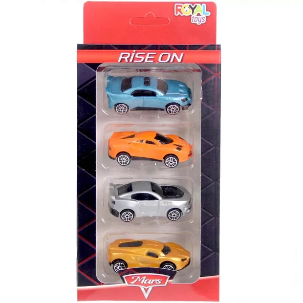 Rise On 4'lü Mini Araçlar ürün görseli 1