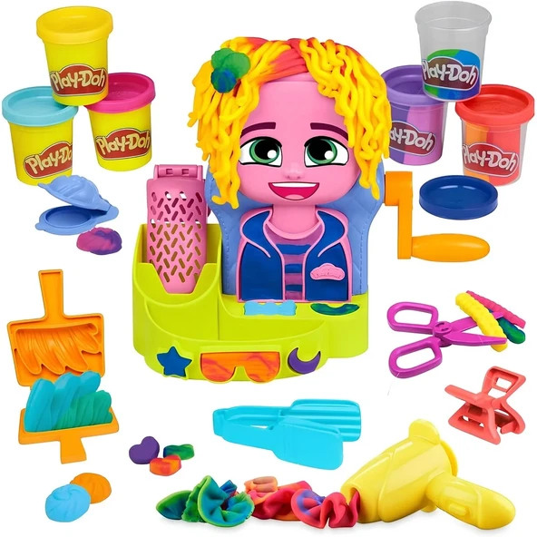 Play-Doh Renkli Kuaför Salonu F8807 ürün görseli 1