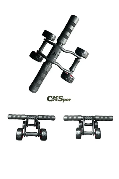 4 Tekerlekli Mekik Aleti – Karın Kası Çalıştırma & Evde Spor Ekipmanı ürün görseli 1