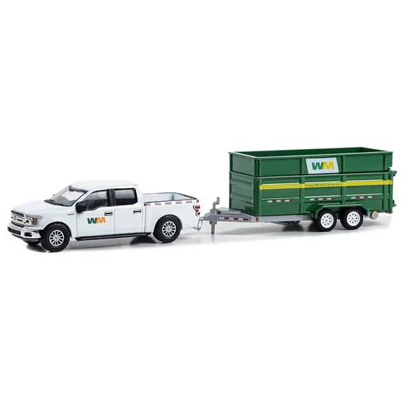Greenlight 1:64 2018 Ford F-150 XLT with Double-Axle Dump ürün görseli 1