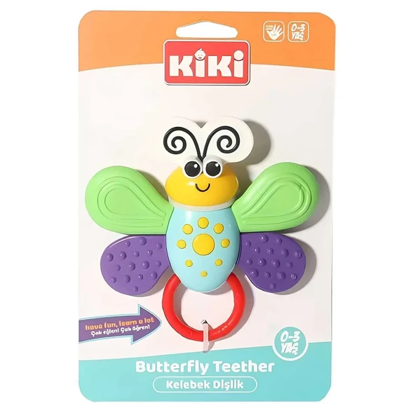 Kiki Kelebek Dişlik Çıngırak 2201 ürün görseli 1