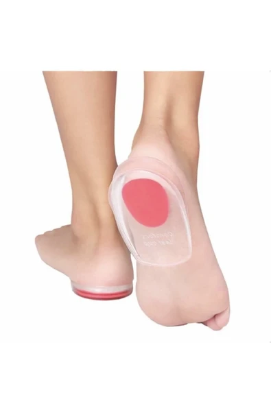 Kadın Tabanlık Gizli Topuk Dikeni Yastığı Boy Uzatıcı Silikon Ortopedik Taban Topuk Dikeni Batma Önleyici ürün görseli 1