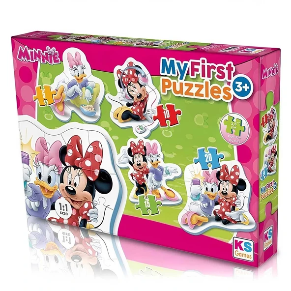 KS Games Minnie My First Puzzle 4 in 1 ürün görseli 1