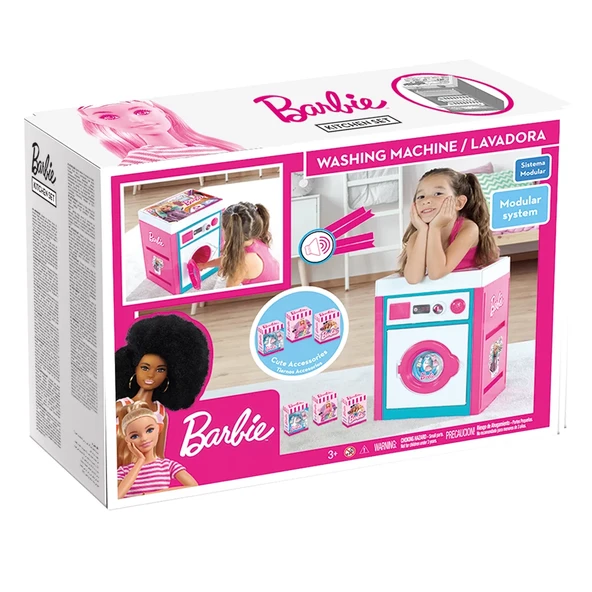 Barbie Çamaşır Makinesi - Resim 5