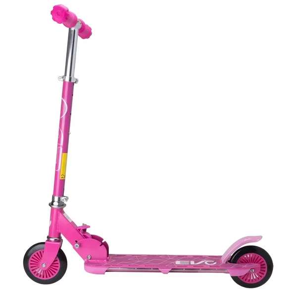 Evo 2 Tekerlekli Flash Işıklı Pembe Scooter - Resim 2