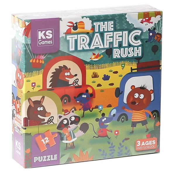 KS Games The Traffic Rush Pre-School Puzzle ürün görseli 1