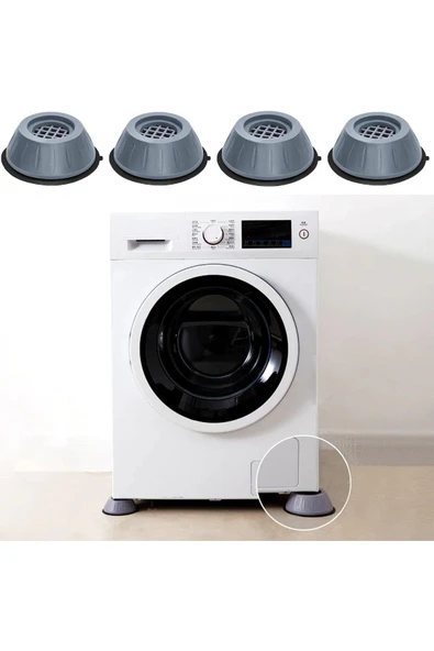ŞirinShop Çamaşır Makinesi Sarsıntı Titreşim Ses Önleyici Kaydırmaz Ayak 4lü Set 1108107 ürün görseli 1