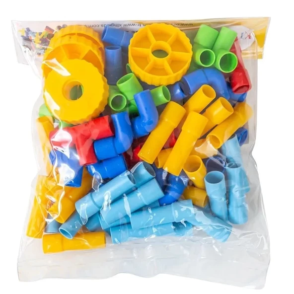 Tekerlekli Boru Lego 72 Parça - Resim 4