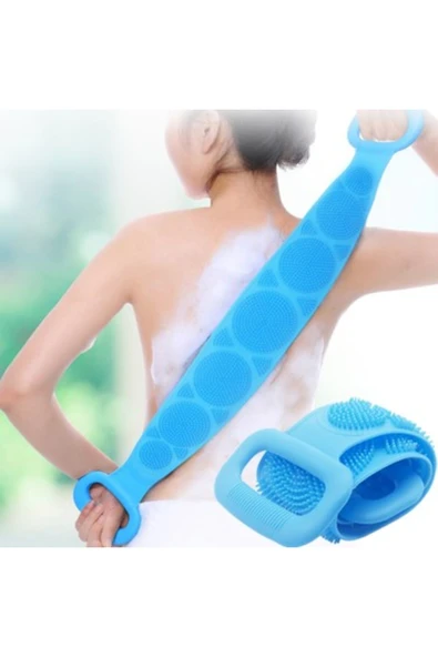 Silikon Sırt Kesesi 60 Cm Sırt Keseleme Fırçası Banyo Duş Lifi NewDesing 1051066 ürün görseli 1
