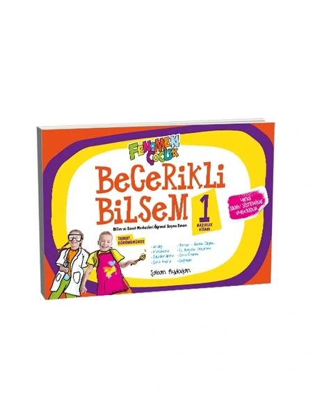 Fenomen Çocuk 1. Sınıf Becerikli Bilsem Hazırlık Kitabı Güncel Baskı ürün görseli 1