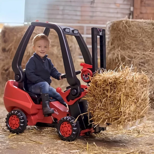 Big Linde Oyuncak Pedallı Forklift - Resim 5