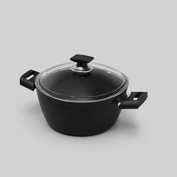 Hisar Optima Ares 24 cm Titanyum Derin Tencere ürün görseli 1