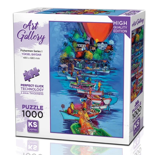 KS Games Fisherman Series I Puzzle 1000 Parça 20687 ürün görseli 1