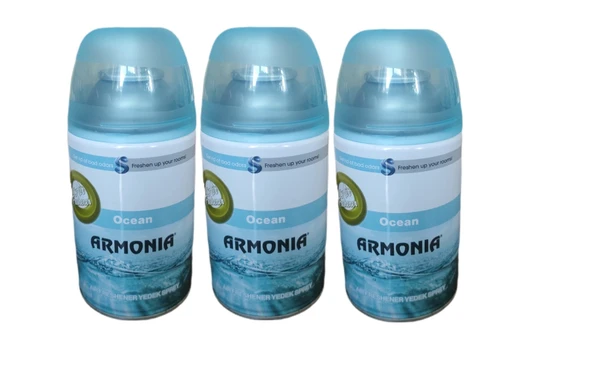 Armonia Oda Kokusu Freshmatik, Otomatik Sprey Ocean Okyanus Ferahlığı Yedek Sprey 260 ml x 3 Adet ürün görseli 1