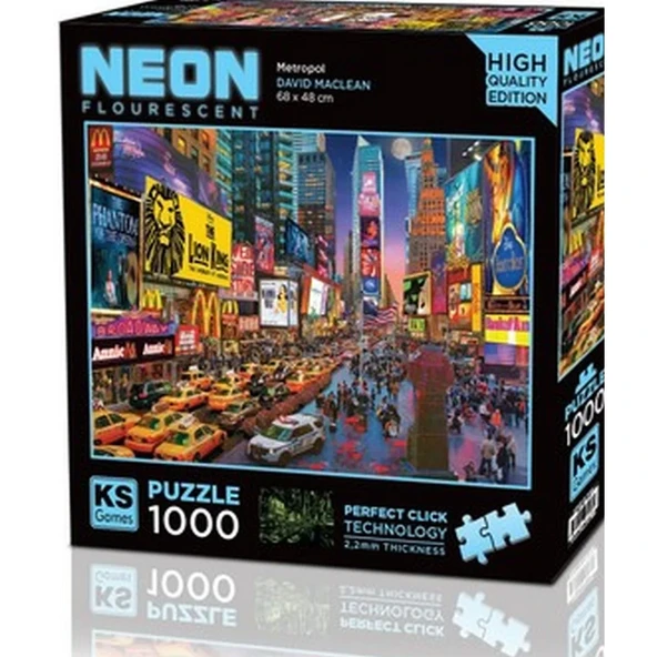 KS Games Neon Dawn Tryst Puzzle 1000 Parça 20765 ürün görseli 1