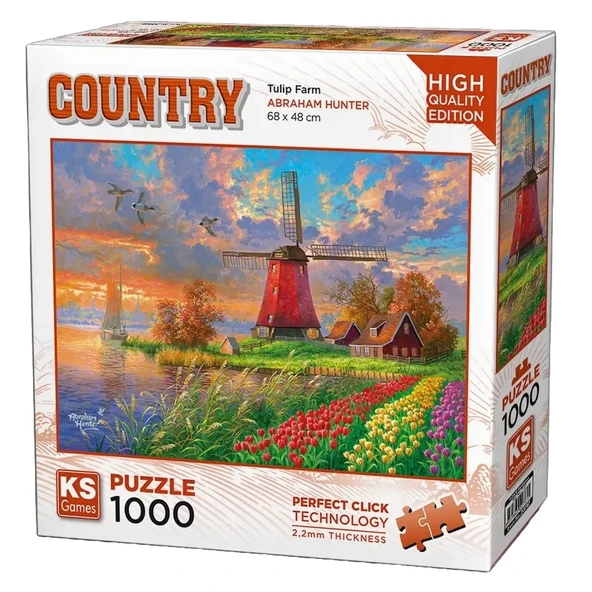 KS Games Tulip Farm Puzzle 1000 Parça 20787 ürün görseli 1