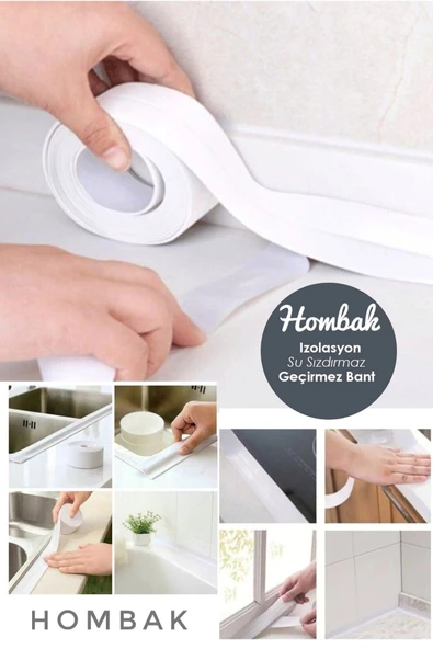Su Sızdırmaz Geçirmez Bant Lavabo Küvet Kenar Bandı Küvet Duş 3,2 M ürün görseli 1