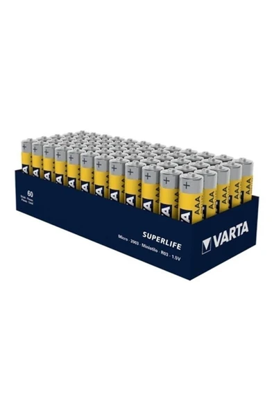 Superlıfe Çinko Aaa Ince Kalem Pil 60lı Paket ürün görseli 1