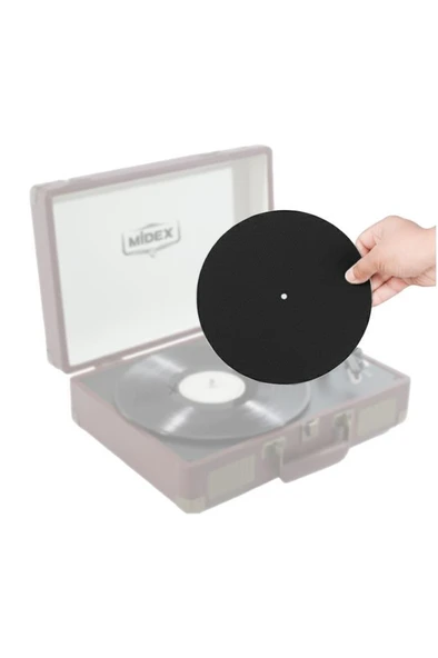 Midex PK-3 Plak Çalarlar İçin Profesyonel Kaymaz Disk Koruyucu Ped ürün görseli 1