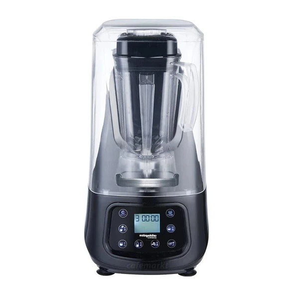 Öztiryakiler Gurmeaid CB699-D Gürültü Önleyici Kapaklı, Dijital Bar Blender, 2 L, 1680 W, Siyah ürün görseli 1
