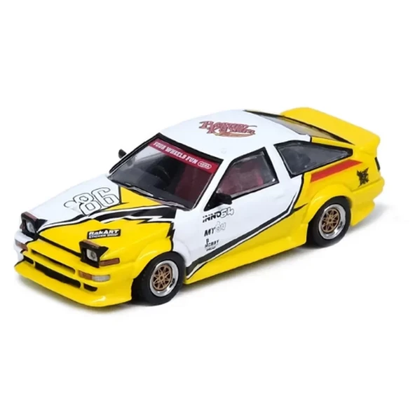 Inno 1/64 Toyota Sprinter Trueno AE86 Brunei Diecast Kustom Show 2024 ürün görseli 1