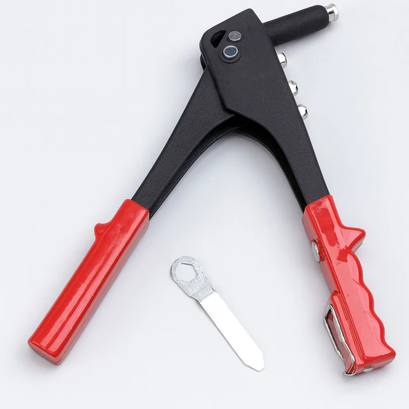 Perçin Tabancası Ergonomik Saplı Dayanıklı Metal Gövde 24 cm Profesyonel El Aleti ürün görseli 1
