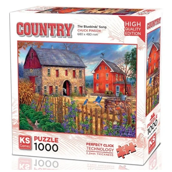 Ks Games Bluebirds's Song Puzzle 1000 Parça 20676 ürün görseli 1