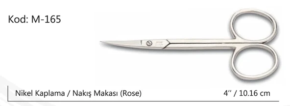 Europe Nakış Makası Süper Kalite No:4 10,16 Cm ürün görseli 1