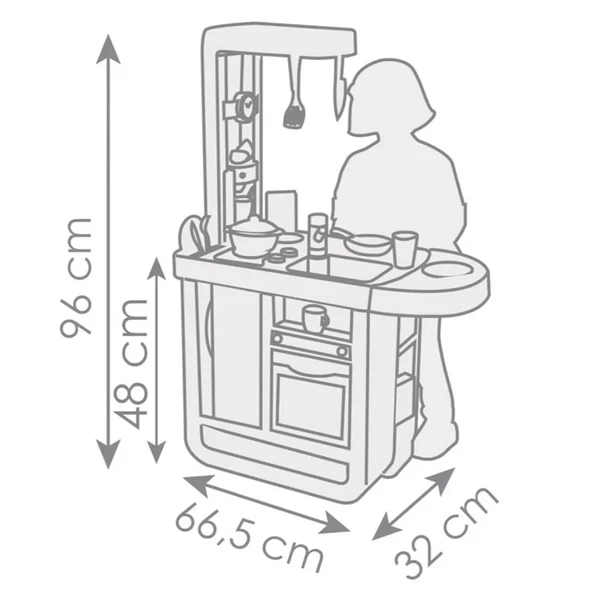 Smoby Cherry Mutfak Seti 310914 - Resim 5