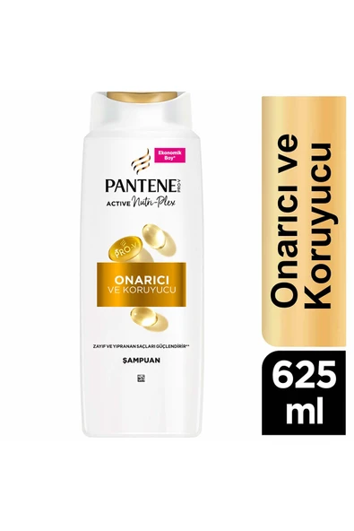 Pantene Onarıcı ve Koruyucu Şampuan 625 Ml ürün görseli 1