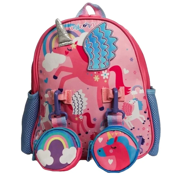 Vest Unicorn Pembe Mini Sırt Çantası ürün görseli 1