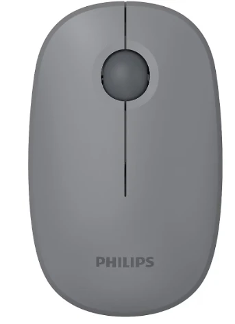 Philips SPK7378 Gri Optik Kablosuz Mouse ürün görseli 1