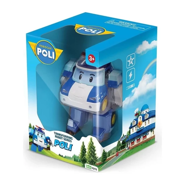 Robocar Poli Transforming Robot Figür - Resim 2