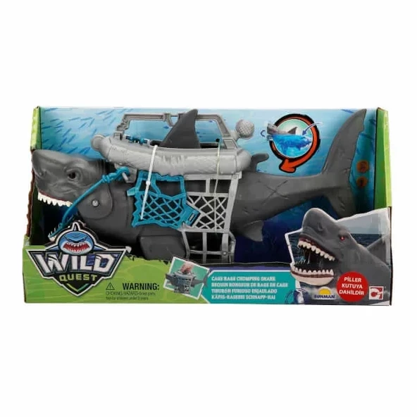 Wild Quest Cage Rage Chomping Shark Işıklı Oyun Seti - Resim 2