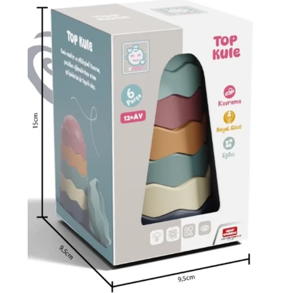 Top Kule 6 Parça - Resim 2