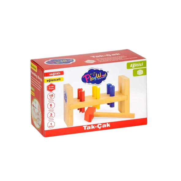 Kutulu Ahşap Tak - Çak - Resim 2