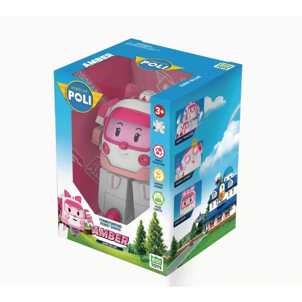 Robocar Poli Büyük Transforming Robot Amber - Resim 2