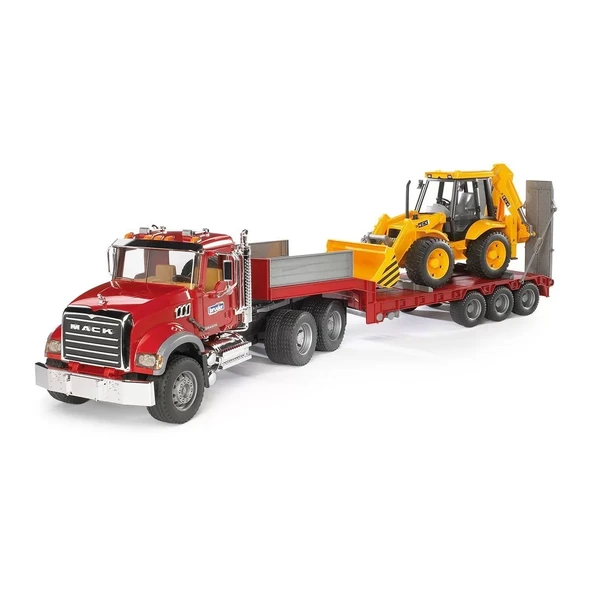 Bruder Mack Granite Jcb Taşıyan Tır BR02813 ürün görseli 1