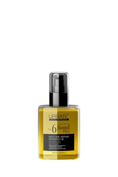 Urban Care No.6 Bond Plex Yıpranma Karşıtı Saç Bakım Yağı 100ml- Vegan ürün görseli 1