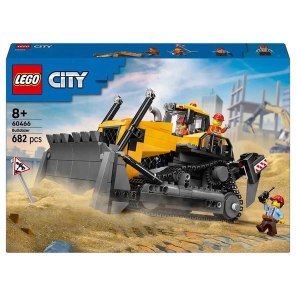 LEGO City Sarı Buldozer 60466 - Resim 3