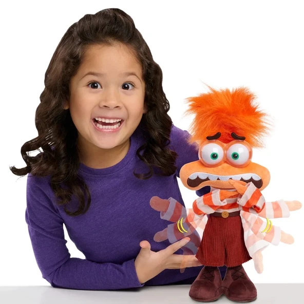 Inside Out 2 Endişe Sesli Hareketli Peluş - Resim 2