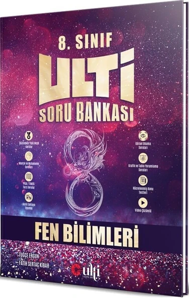 8. Sınıf LGS Fen Bilimleri Soru Bankası Ulti Yayınları ürün görseli 1