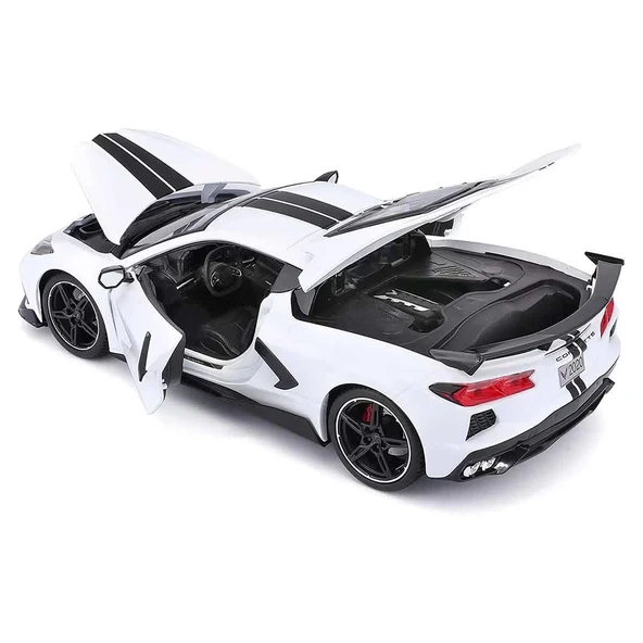 Maisto 1:24 2020 Chevrolet Corvette Stingray Coupe - Resim 4