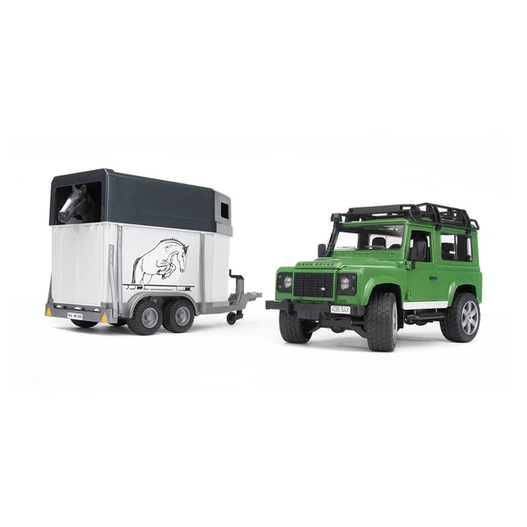 Bruder Land Rover Arazi Aracı Ve At Nakil Aracı BR02592 ürün görseli 1