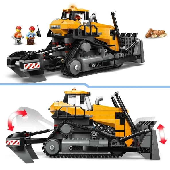 LEGO City Sarı Buldozer 60466 - Resim 2