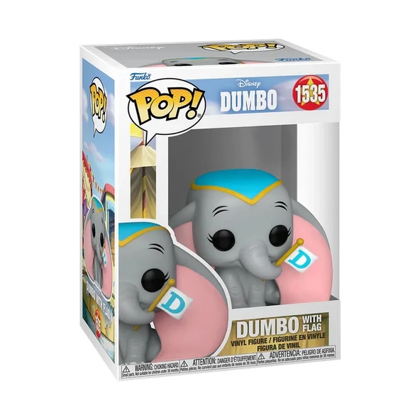 Funko POP Disney: Dumbo - Dumbo with Flag - Resim 2