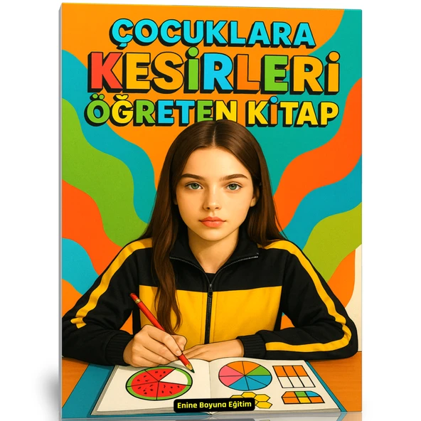 Çocuklara Kesirleri Öğreten Kitap (Spiralli) ürün görseli 1