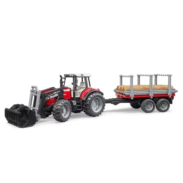 M. Ferguson 7480 ve Kütük Taş. Römork ürün görseli 1