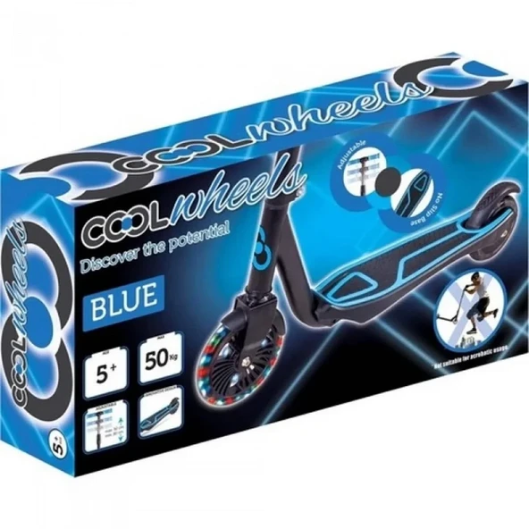 Cool Wheels Işıklı Scotter Mavi - Resim 2