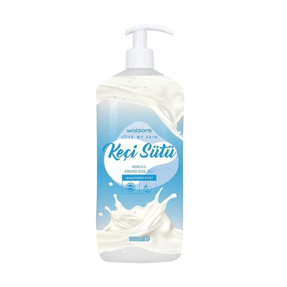 Watsons Kremli Duş Jeli 1000 Ml Keçi Sütü ürün görseli 1
